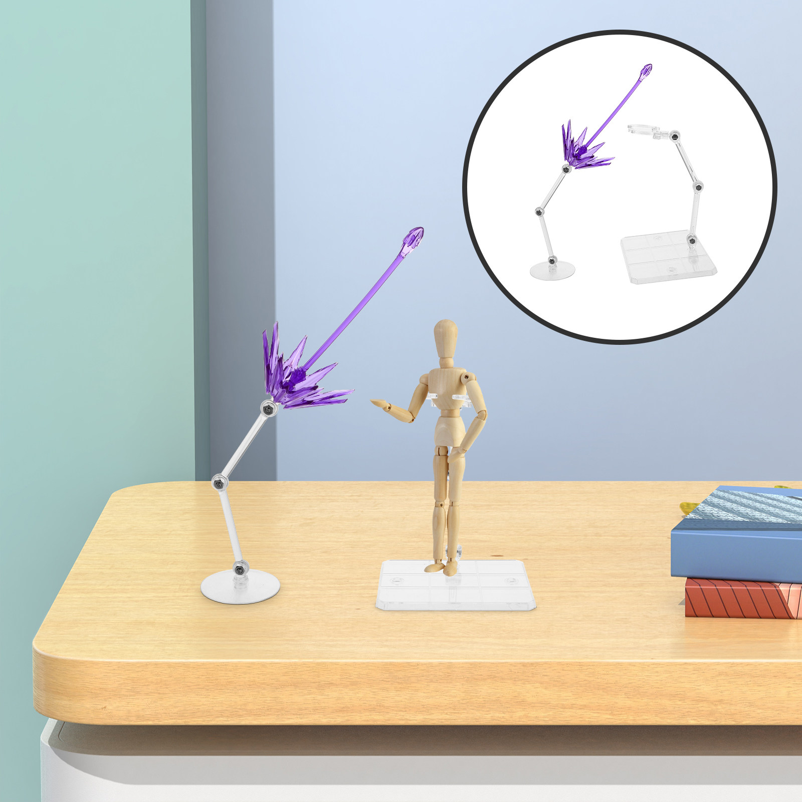 2 Stück transparente Kunststof – Action Figure Stand Bewertung und Preis