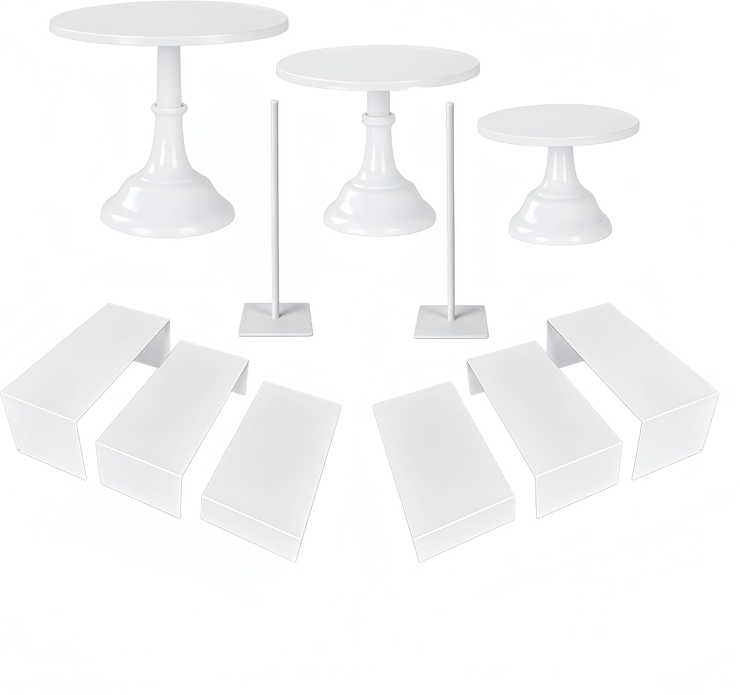 11-teiliges Rundes Weißes Meta – Display Risers Set Bewertung und Preis