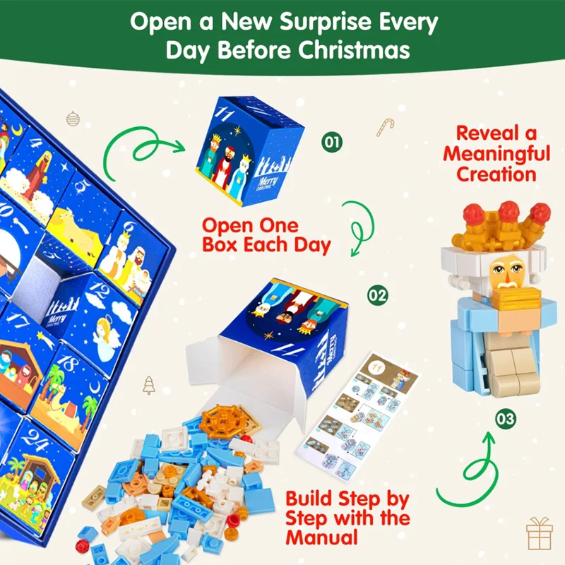 2026 Weihnachts-Adventskalende – Building Block Mini Bewertung und Preis